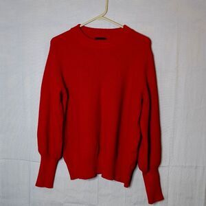 VICI Ribbed Pullover Red Sweater Top Women's Size Large